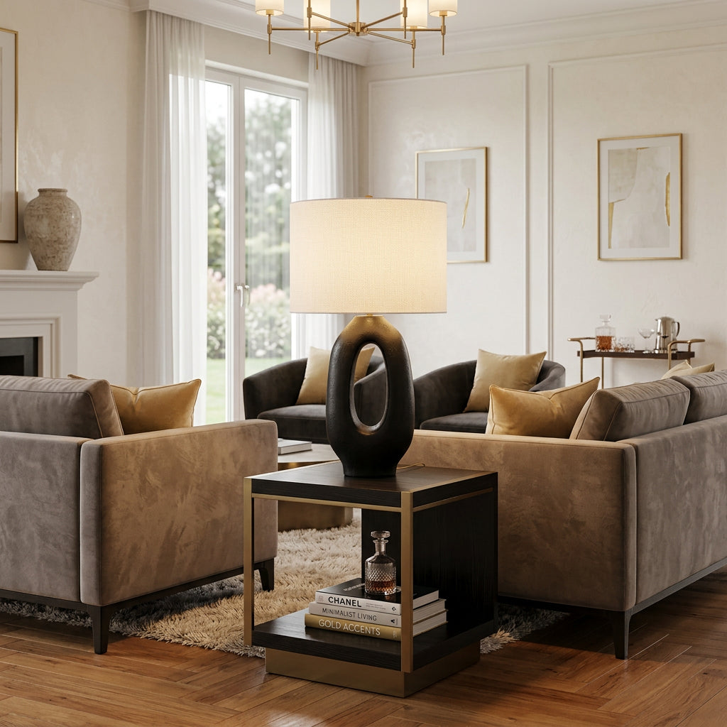 Dluxe Ave. Nordic Retro Resin Table Lamp