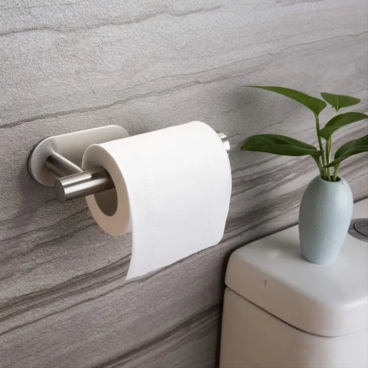 Dluxe Ave. Self-Adhesive Stainless Steel Toilet Paper Holder