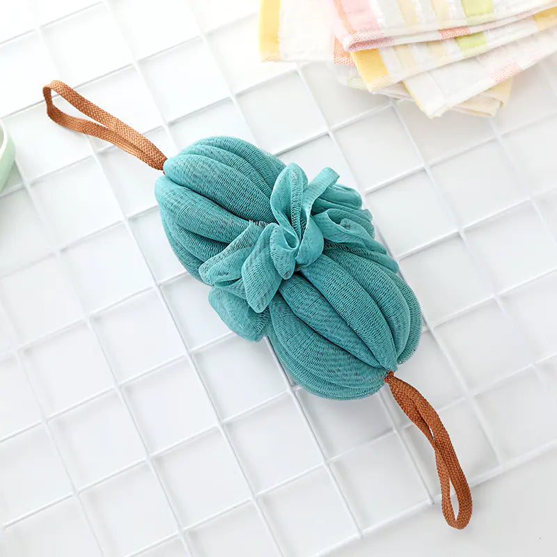 Dluxe Ave. Large Japanese Bath Towel and Exfoliating Bath Ball
