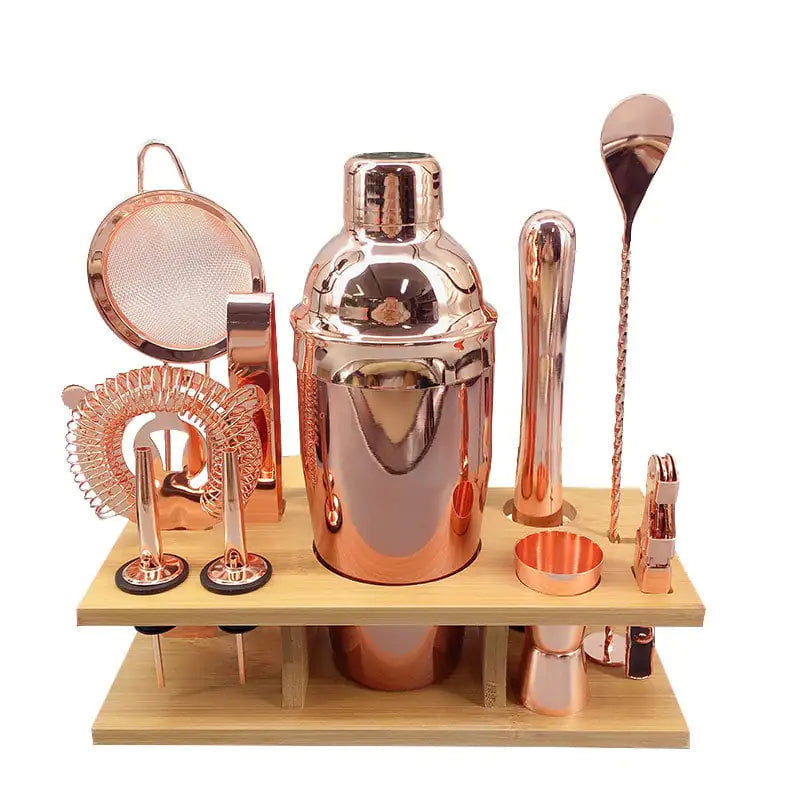 Dluxe Ave. Cocktail Shaker Set with Glass Accessories