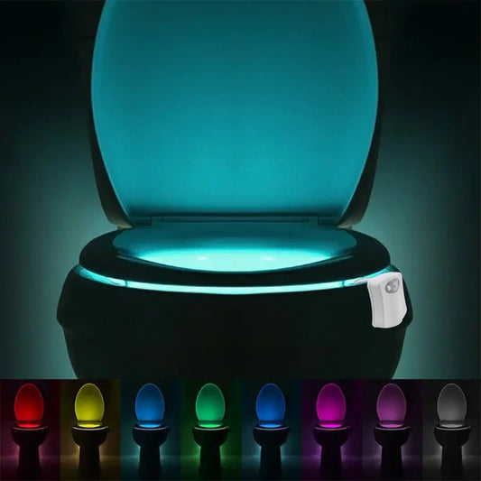 Dluxe Ave. LED Toilet Night Light with PIR Motion Sensor (16 Colors)