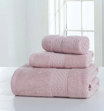 Dluxe Ave. Cotton Spa Robe and Thick Skin-Friendly Towels