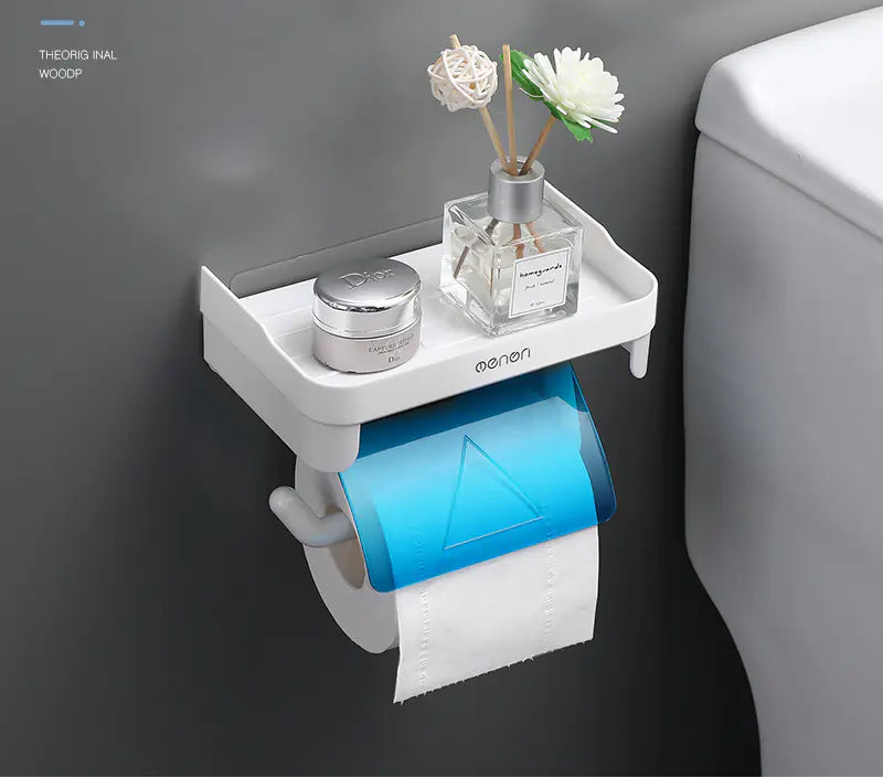 Dluxe Ave. Waterproof Plastic Toilet Paper and Towel Holder