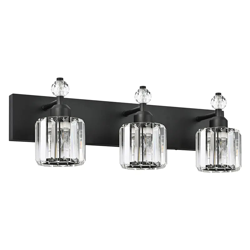 Dluxe Ave. American Crystal Vanity Lighting for Bathroom Mirror