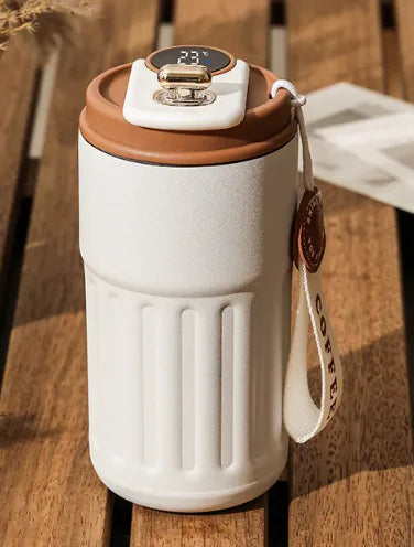 Dluxe Ave. Digital Thermal Bottle/ Portable Coffee Mug/ Stainless Steel/ 450ml
