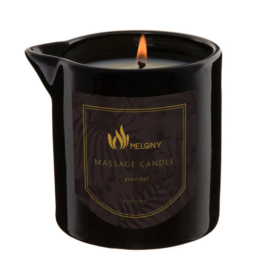 Dluxe Ave.  Massage Oil Candle for Pure Relaxation/ 8.1 oz-  (Lavender)