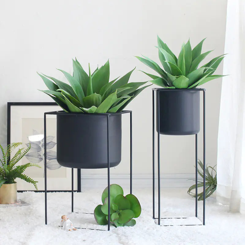 Dluxe Ave. Artificial Tropical Plants - Agave Succulent Decor