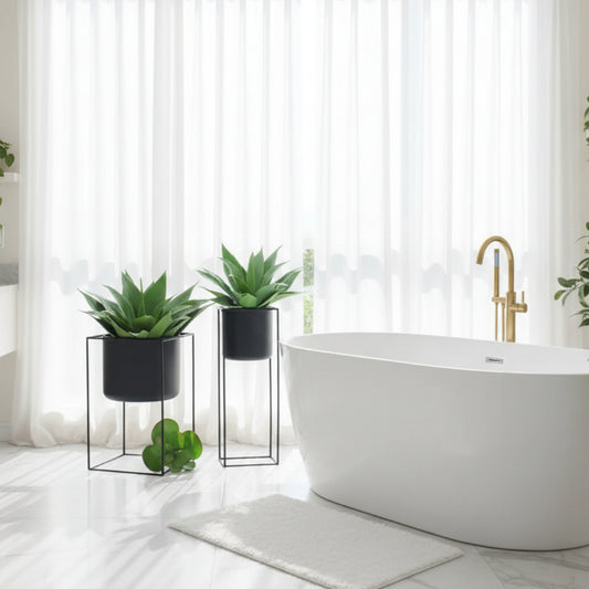 Dluxe Ave. Artificial Tropical Plants/ Agave Succulent Decor