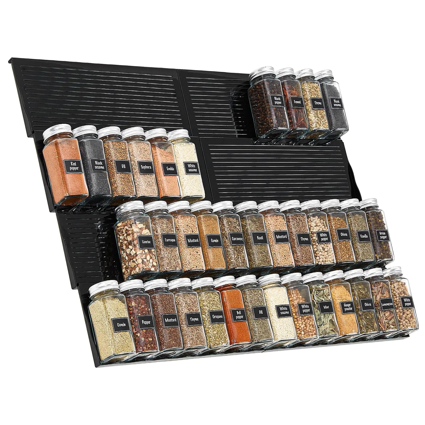 Dluke Ave.Plastic Adjustable Spice Drawer Organizer/ Expandable