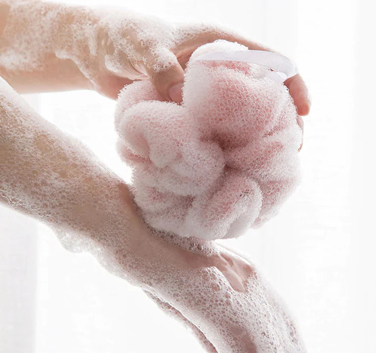 Dluxe Ave. Large Double-Net Bath Ball for Exfoliating