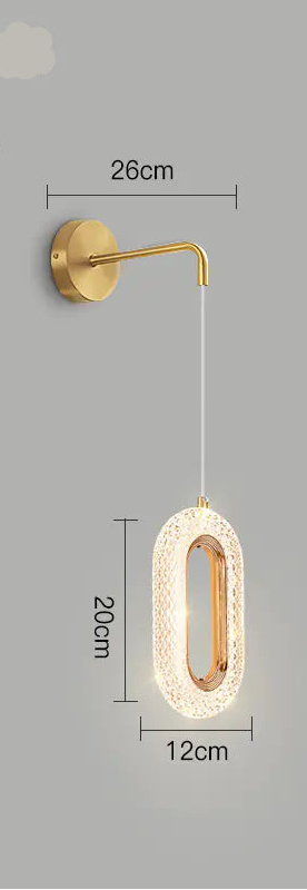 Dluxe Ave. Modern Minimalist Creative Wall Lamp for Home Decor
