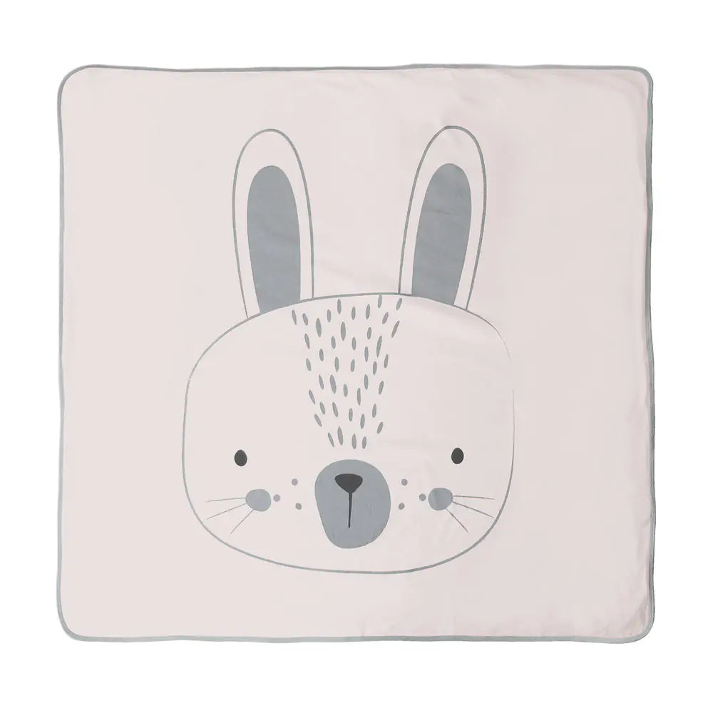 Dluxe Ave. Giraffe, Rabbit, Tiger Square Animal Blanket for Babies