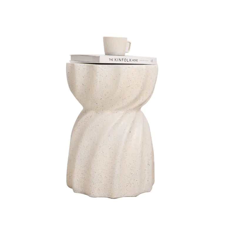 Dluxe Ave. Nordic Designer Round Side Table for Cozy Spaces